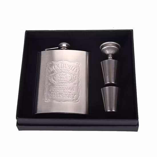 Personalize o logotipo de 6 onças ou 8 onças Hip Flask Flagon