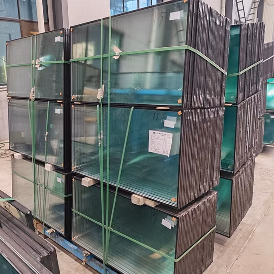 Espelho laminado reflexivo colorido transparente modelado vidro temperado para construção
